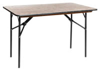 Suorakaidepöytä Line, 120x80cm (Puupintainen 120x80cm pöytälevyllä varustettu taittojalkainen suorakaidepöytä)