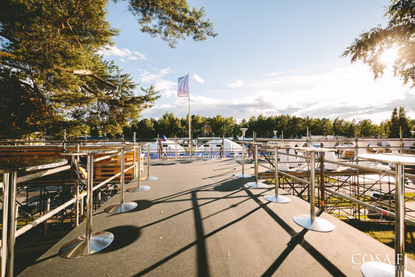 Tikkurila Festivaalin VIP-katsomon ylätasanne vuodelta 2017