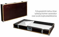 Vuokrattavan puhujanpönttö Faktan kuljetuslaatikko