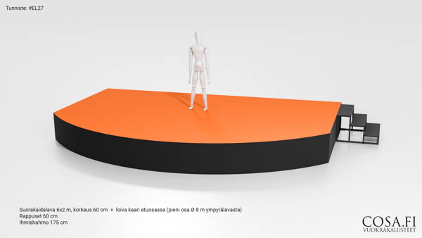3D-kuva esiintymislavaesimerkistä #EL27