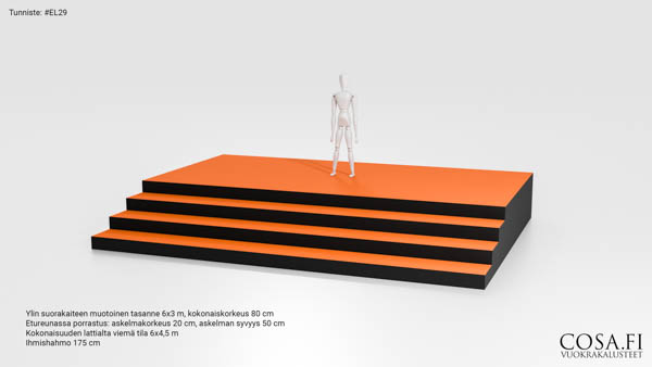 3D-kuva esiintymislavaesimerkistä #EL29