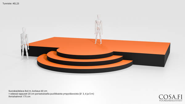 3D-kuva esiintymislavaesimerkistä #EL23
