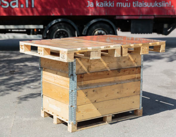 Pallet-baaripöytä