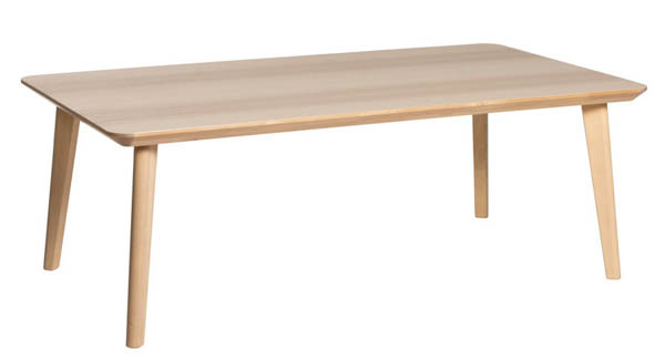 Iso L-koon (140x78 cm) Saarni-pöytä matalilla 50cm jaloilla