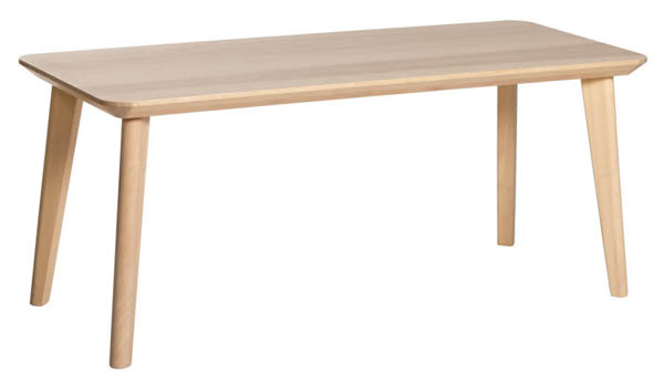 Keskikokoinen M-koon (118x50 cm) Saarni-pöytä matalilla 50cm jaloilla