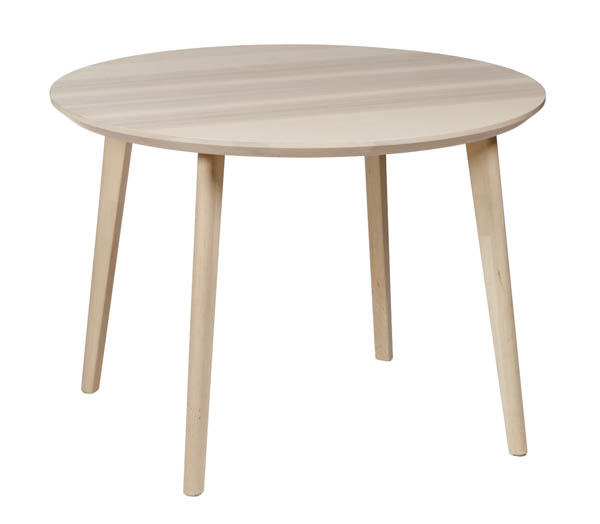 Saarni-pöytä, pyöreä 105cm, korkeus 74cm (ruokailupöytä)