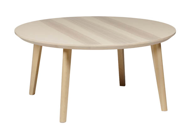Saarni-pöytä, pyöreä 105cm, korkeus 50cm (sohvapöytäkorkeus/matala kahvipöytä)