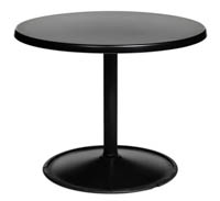 Kokomusta Basso-sohvapöytä 60cm pyöreällä kannella Kokomusta Basso-sohvapöytä 60cm pyöreällä kannella