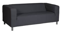 Tummaharmaa Klippan-vuokrasohva Tummaharmaa Klippan-vuokrasohva