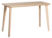 Keskikokoinen M-koon (118x50 cm) Saarni-pöytä korkeilla 74 cm jaloilla