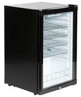 Jääkaappi, matala (85cm korkea jääkaappi lasiovella)