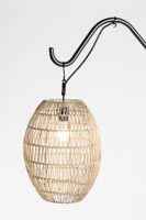 Linde-lattiavalaisimen 40cm beige varjostin Linde-lattiavalaisimen 40cm beige varjostin