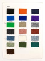 Ares-messumattojen värikartta