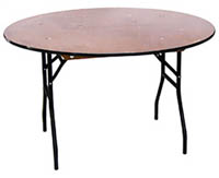 Pyöreä pöytä Dine, 120cm (Pyöreä 120cm pöytä taittuvilla jaloilla ilman liinaa)