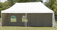 Teltta 4x8m (Harmaa 4x8m kokoinen teltta)